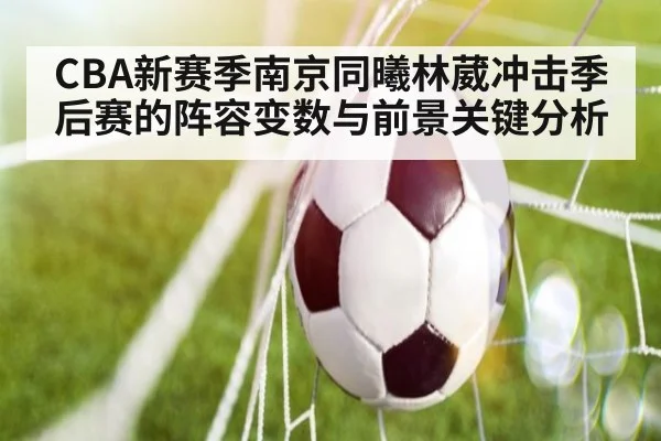 CBA新赛季南京同曦林葳冲击季后赛的阵容变数与前景关键分析